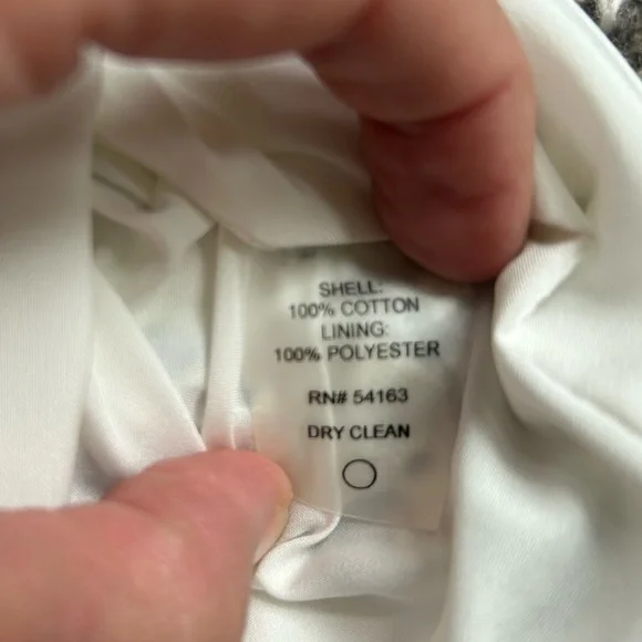 Tommy Hilfiger women’s navy and white floral eyelet lace dress size 8 - Picture 10 of 10